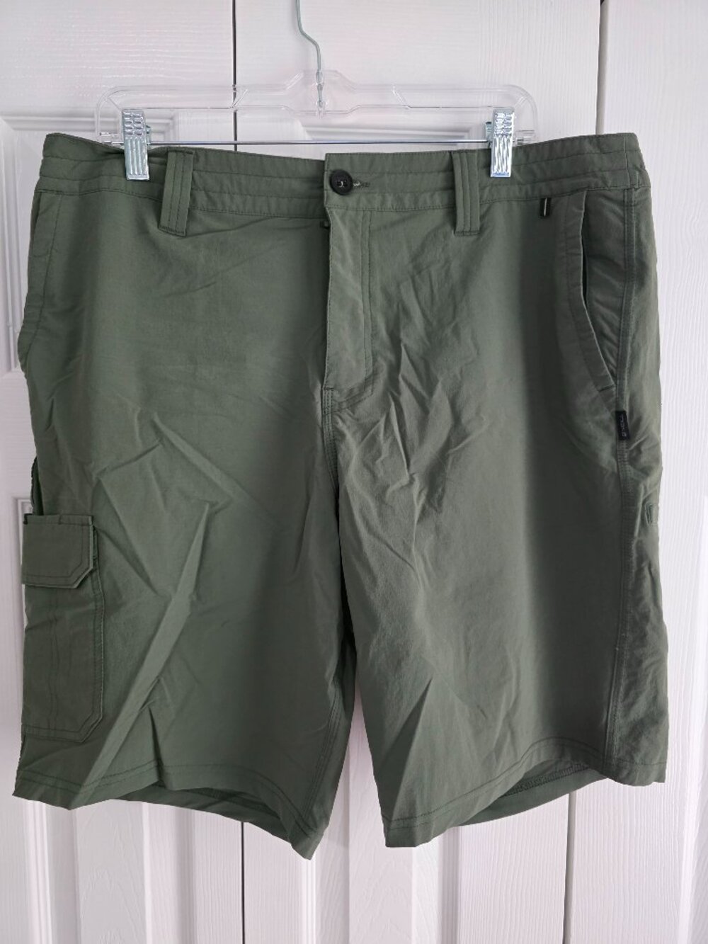O’Neill Hybrid Cordura Stretch Cargo Shorts Men’s 36 Olive Green